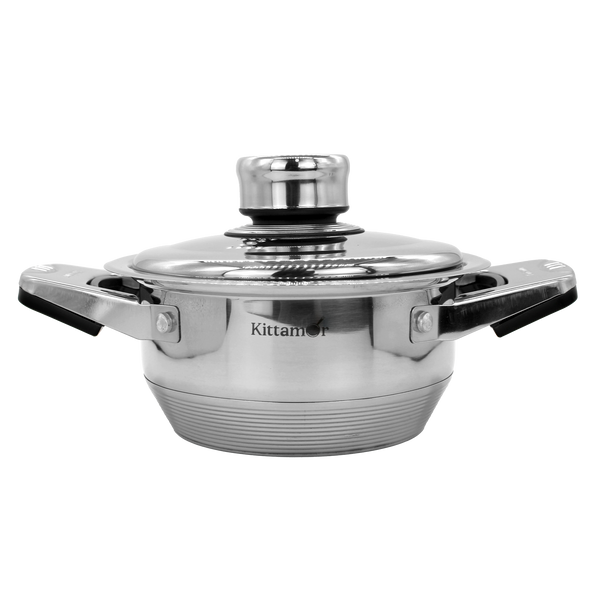 Kittamor - Batería de cocina Azul 10 Piezas.