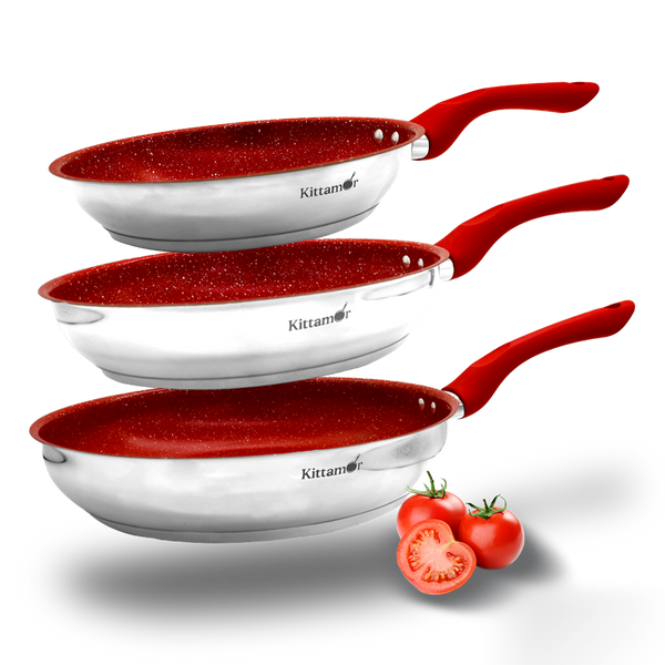 Kittamor - Juego de sartenes 3 piezas